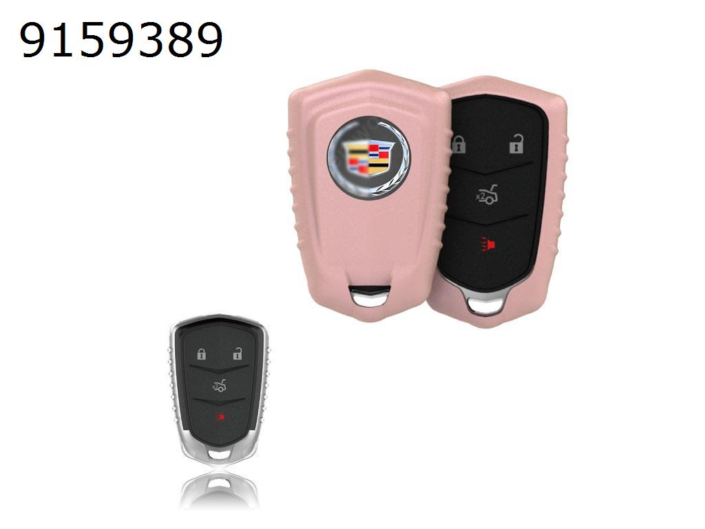 Cadillac ATSL/SRX/XTS Car Key Shell Plating TPU Key Pack（Pink  matte ） Autocar Decorations TPU