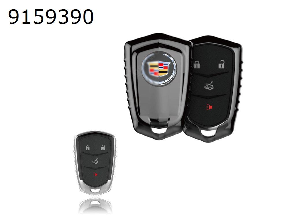 Cadillac ATSL/SRX/XTS Car Key Shell Plating TPU Key Pack（Black highlights） Autocar Decorations TPU