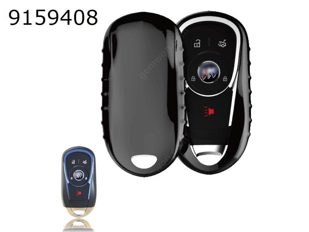 Car TPU Soft Key Pack GM New LaCrosse / Encore / Envision / Verano Shell Cover（Black highlights） Autocar Decorations TPU