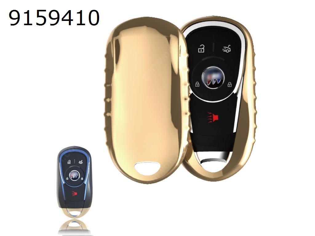 Car TPU Soft Key Pack GM New LaCrosse / Encore / Envision / Verano Shell Cover（Gold  highlights） Autocar Decorations TPU