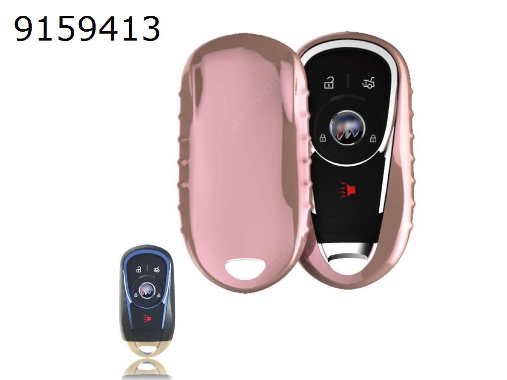 Car TPU Soft Key Pack GM New LaCrosse / Encore / Envision / Verano Shell Cover（Pink highlights） Autocar Decorations TPU