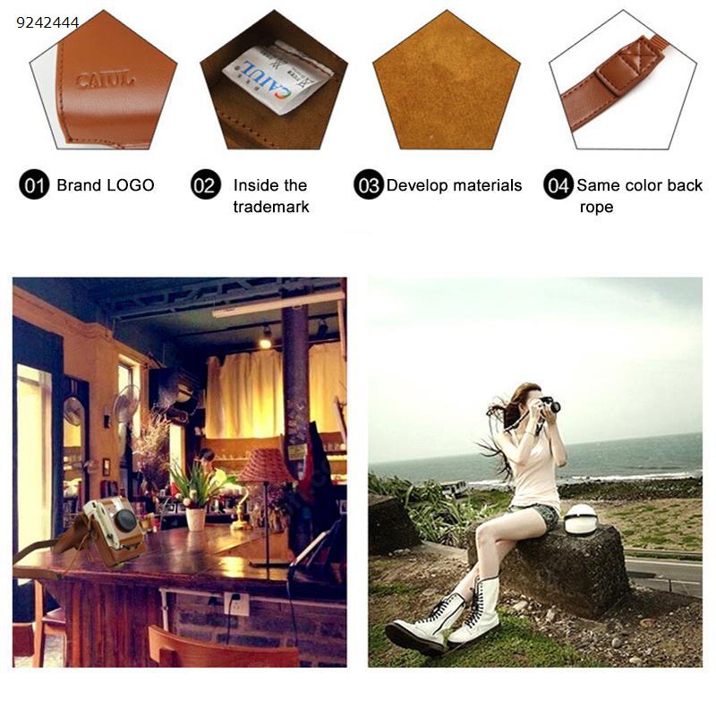 LOMO Polaroid Wide-format Camera Dedicated Bag Fashion Vintage Shoulder Diagonal Bag Europe and America Simple Camera Holster Other N/A