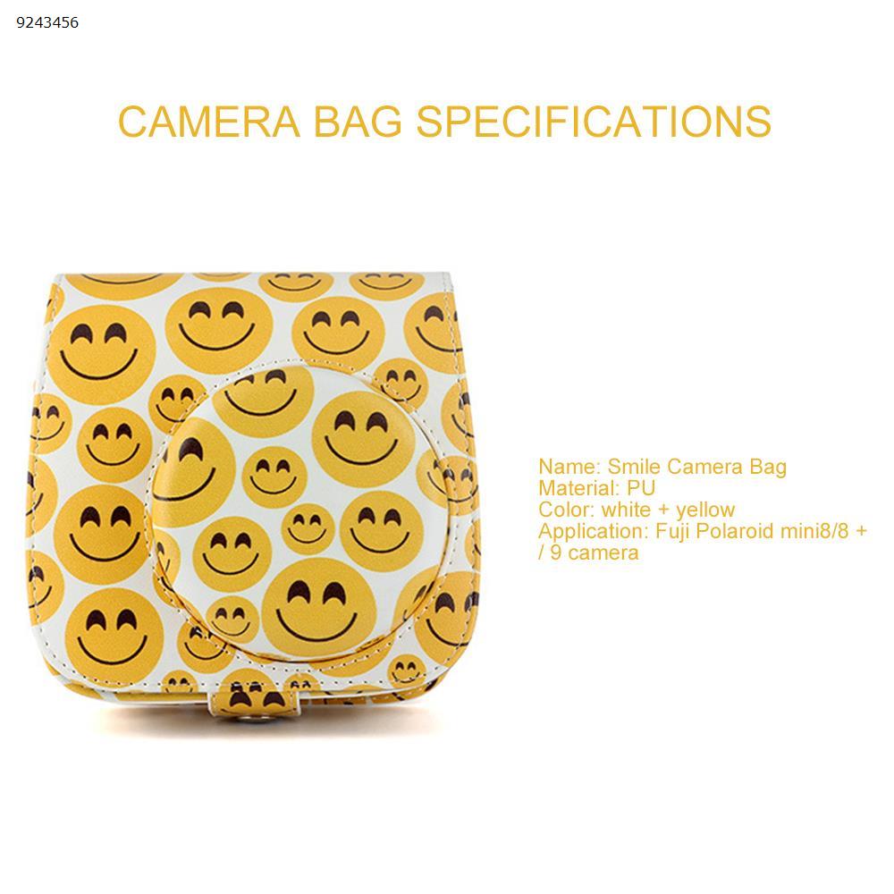 CAIUL/ Polaroid Camera Bag mini8/8+/9 Smiley Face Pack Camera Cases Camera Bag Other mini8/8+/9