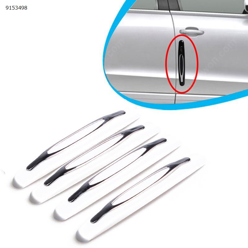 Car door rubber door anti-collision strip / anti-rubbing door anti-scratch anti-scratch 4 installed-white Autocar Decorations SD-2157