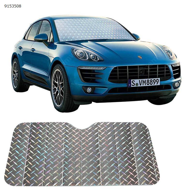 Car Fold Windshield Front Rear Window Car Styling Side Window Sunshades Accessories Supplies（140*75cm） Autocar Decorations R-3922