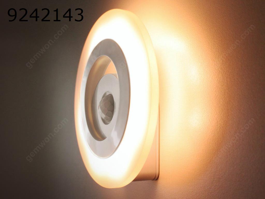 Fashion simple body sensor lights Intelligent night light closet LED wardrobe sensor energy-saving night light paste Night Lights N/A