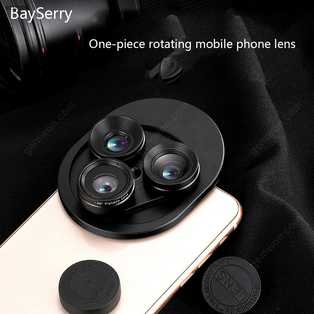 Phone Lens Portable Three In One Phone Lens Kit-black Smart Gift ZM-068