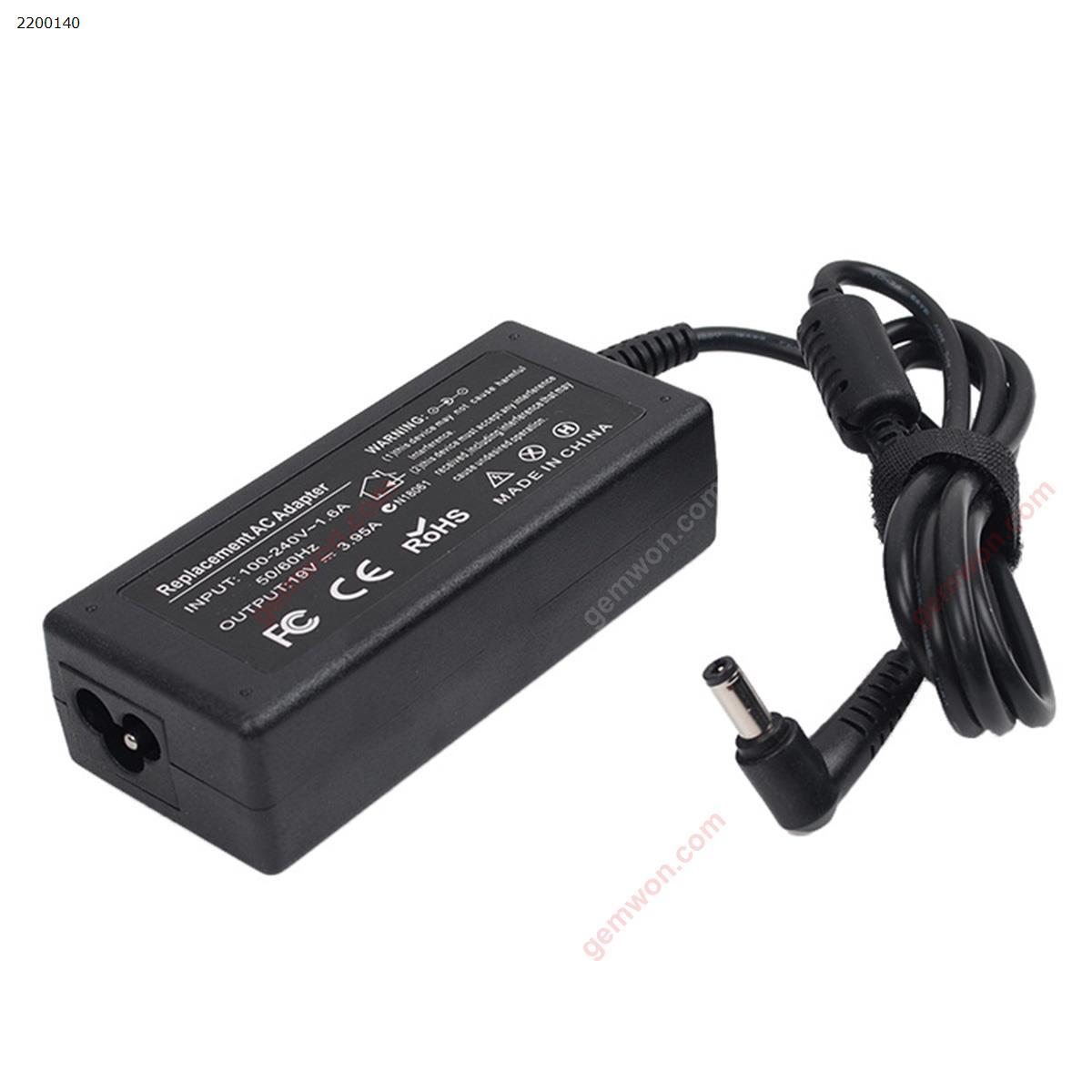 HP 19V 3.95A Φ5.5*2.5mm 75W(High Copy) Laptop Adapter 19V 3.95A Φ5.5*2.5MM