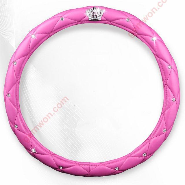 36cm Toyota Crown car steering wheel cover fashion diamond Autocar Decorations FXP