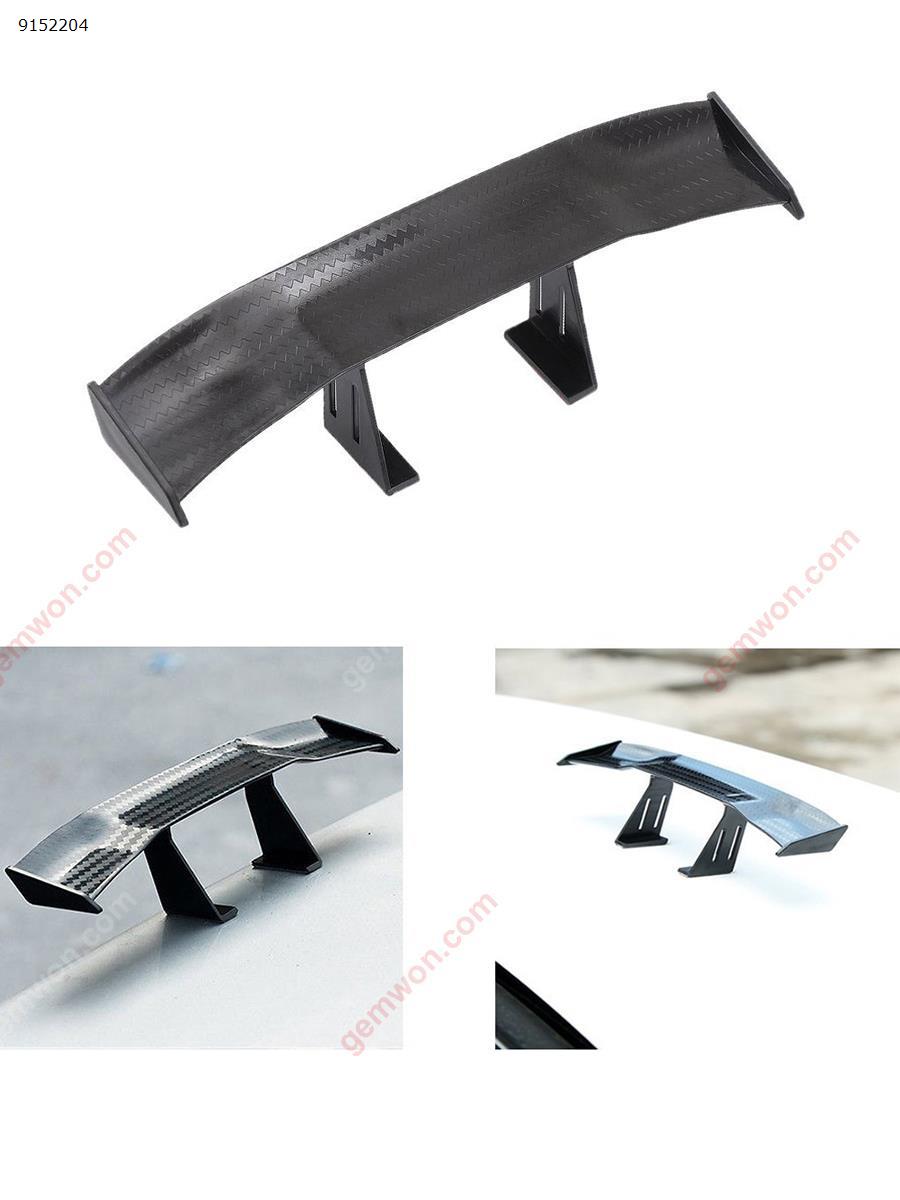 Car-styling 6.7inch Universal Car Tail Wing Carbon Cheap Spoiler Mini Auto Fiber Decoration td1020 Dropship Autocar Decorations ABS