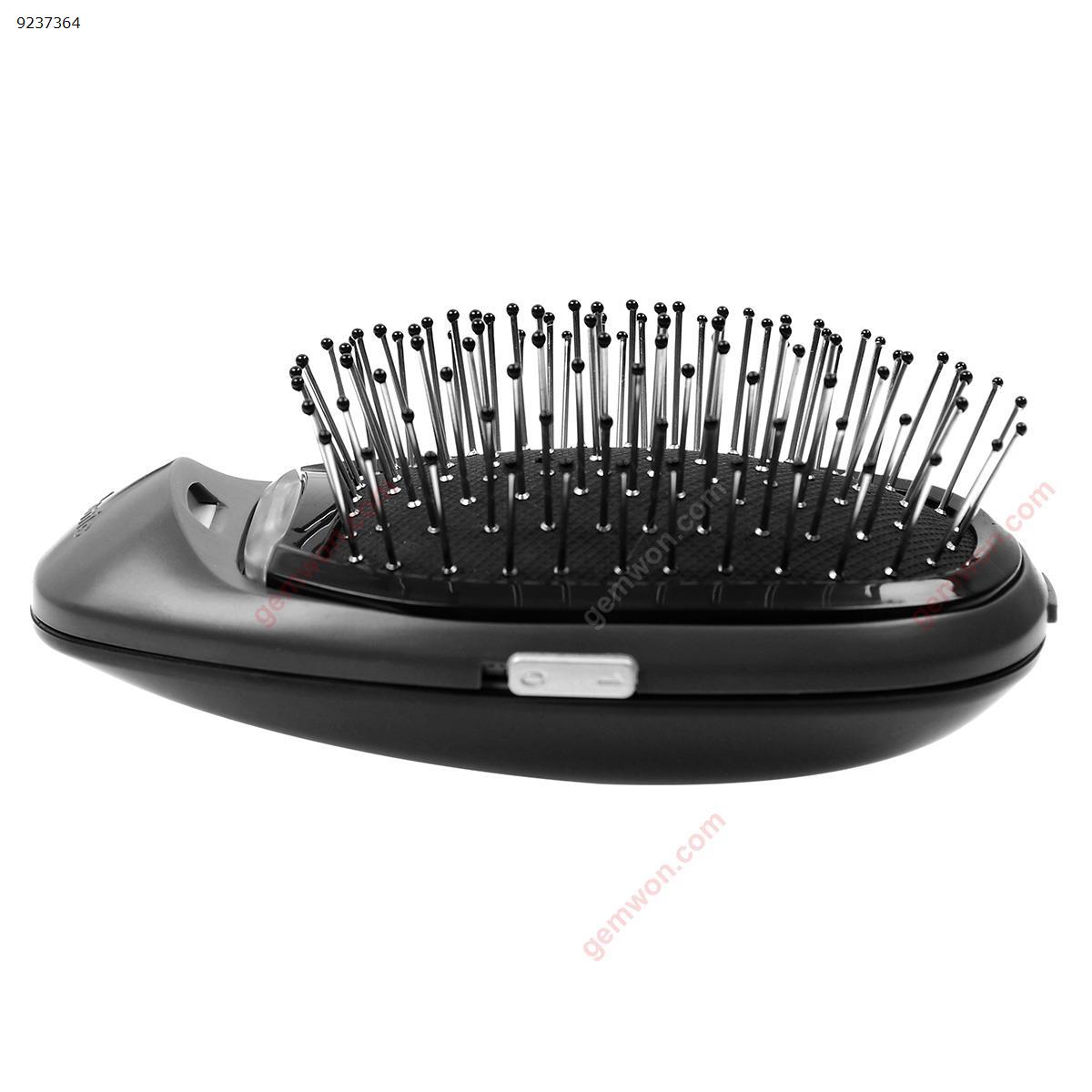 Picture of Portable electronic negative ion massage comb, hair style makeup comb (black)