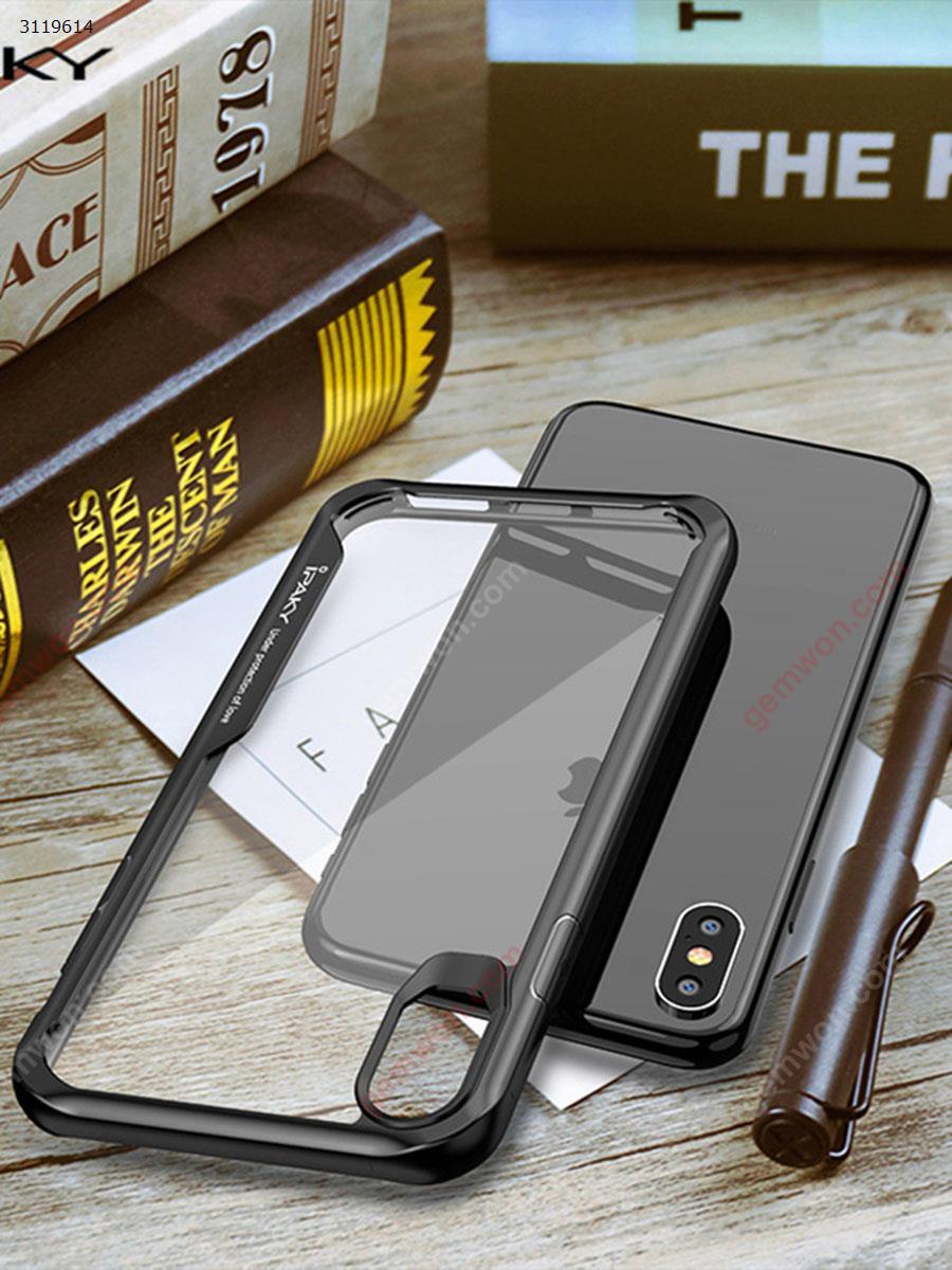 phonexs Mobile phone case transparent apple protective cover pc anti-fall r new one-piece shell，gray Case phonexs Anti-drop transparent one-piece shell