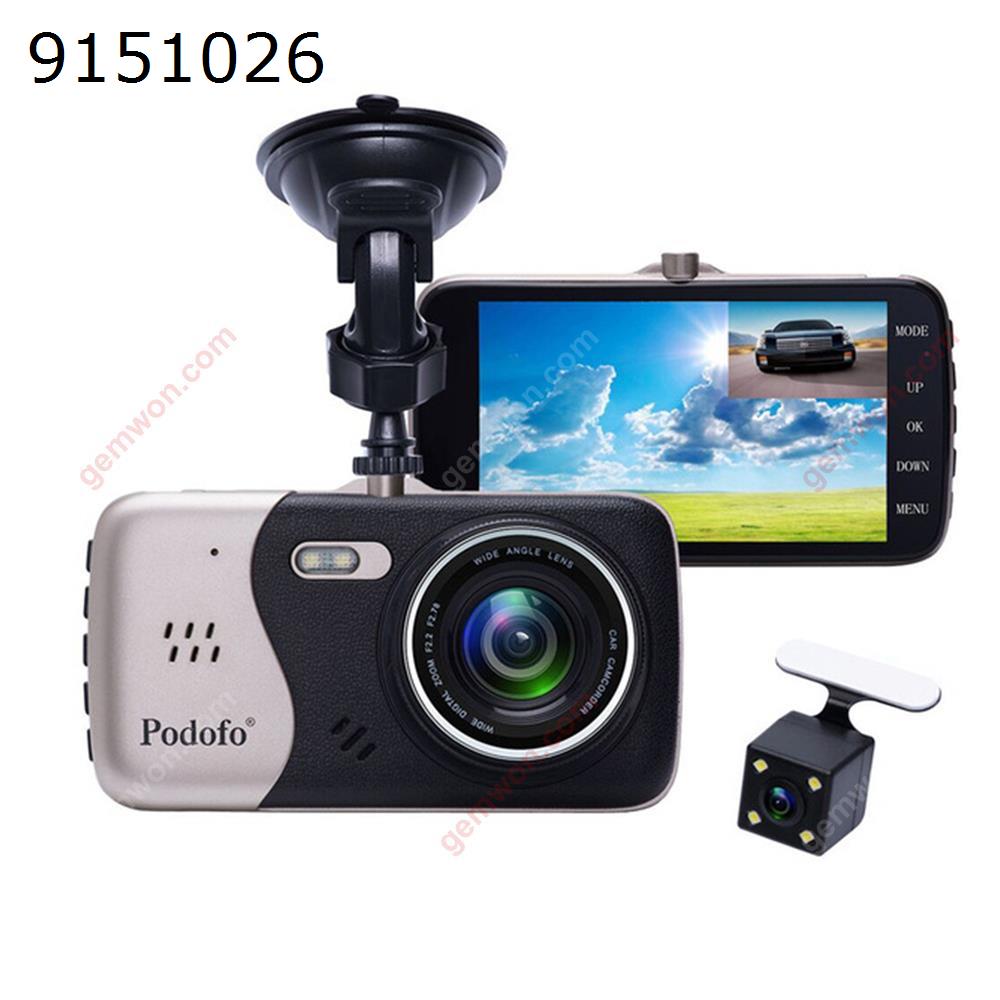 4.0 Inch IPS Screen Dual Lens Car DVR Camera Full HD 1080P Vehicle Blackbox Video Recorder Dash Cam Car Appliances H5