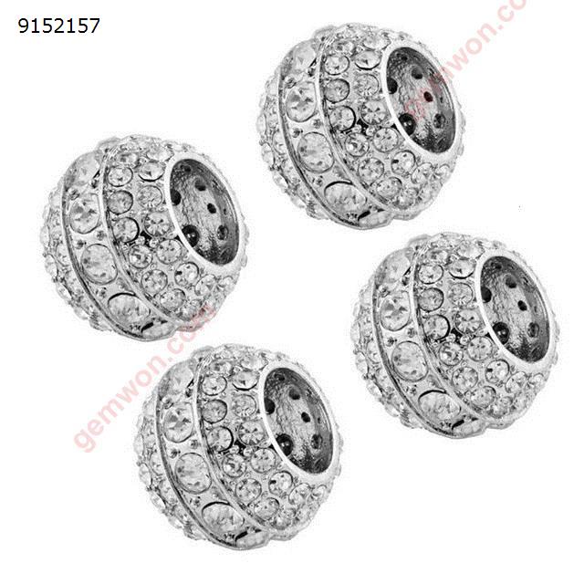 4pcs/lot Icy Crystal Car Seat Headrest Collar Decor Diamond Bling Ring Car Interior Accessories for Girls Rhinestone Autocar Decorations ZTH