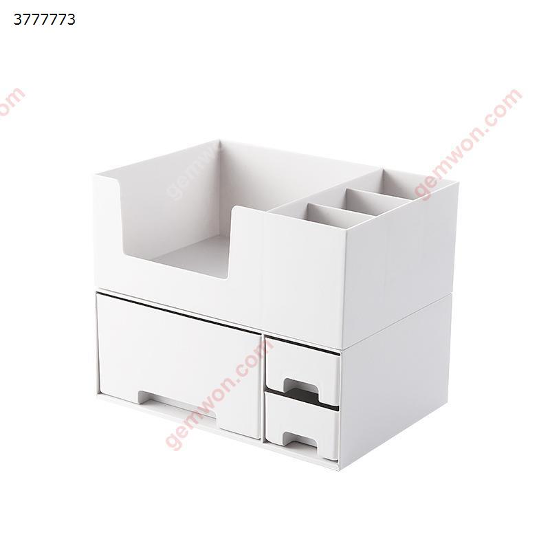 Drawer type cosmetics storage box desktop dressing table plastic lipstick rack Makeup Brushes & Tools  PP