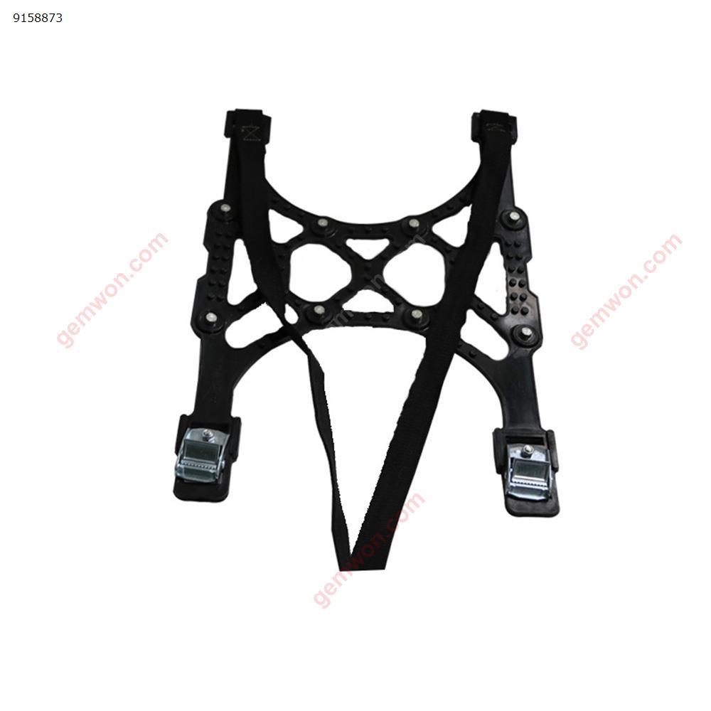 Car snow chain double buckle snow chain snow tire tendon thickening anti-skid universal emergency snow chain-black Safe Driving 096