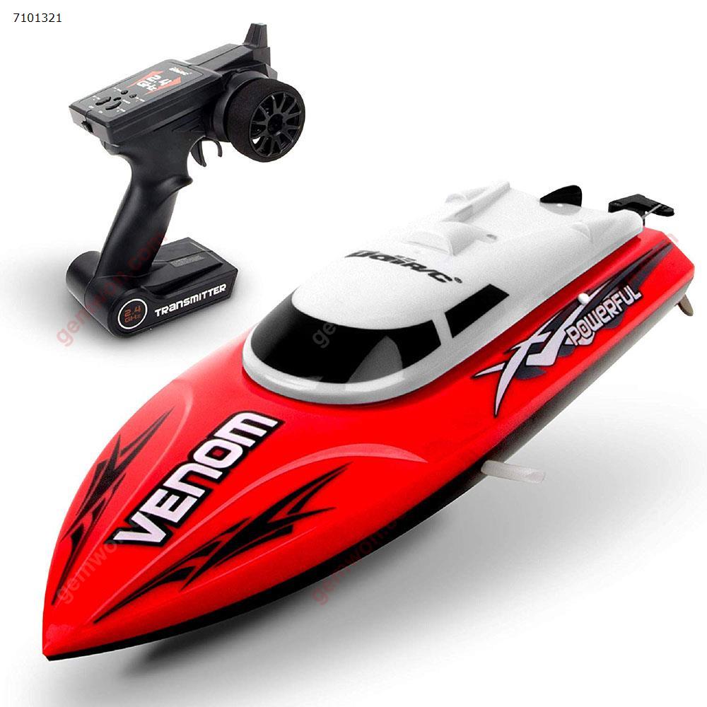 Remote Control Boat for Pools & Lakes – Udi001 Venom Fast RC Boat for Kids & Adults, Self Righting Remote Controlled Boat W/Extra Battery (Red) RC ROBOT UDI001