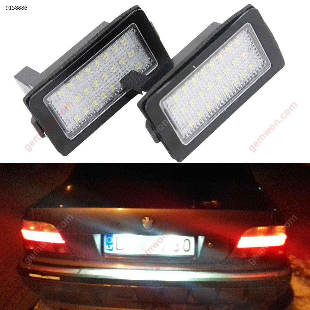 2Pcs Car  LED license plate lights for BMW E38 7 series 740i 740Li 750i 750Li 1995-2001 Auto Replacement Parts PZD