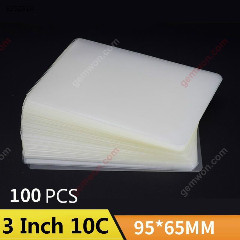 3 Inch Laminating Pouches - 10C/100mic- Pack Of 100, 95*65mm Office Products N/A