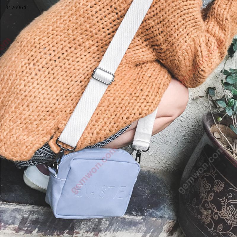 Shoulder bag female campus student bag Messenger bag art bag mini mobile phone bag(Gray) Outdoor backpack n/a