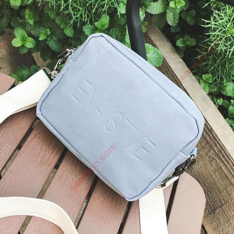 Shoulder bag female campus student bag Messenger bag art bag mini mobile phone bag(Gray) Outdoor backpack n/a