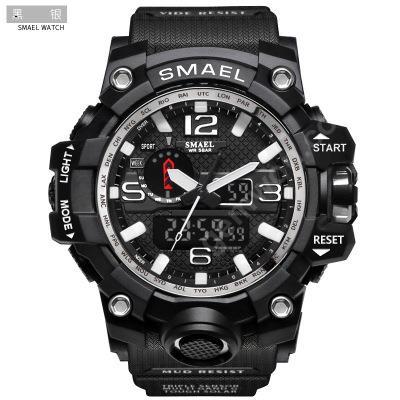 Smyr's new watch authentic fashion sports multi-functional electronic watch Smart Wear Smyr's new watches are authentic, fashionable, sporting and multi-functional electronic watches in black silver