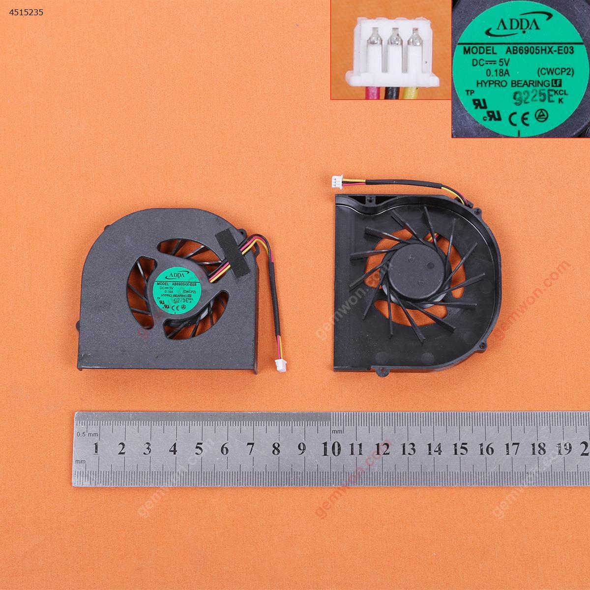 acer AS5235 AS5335 AS5535 AS5735(Original) Laptop Fan AB6905HX-E03  DFS531405MC0T