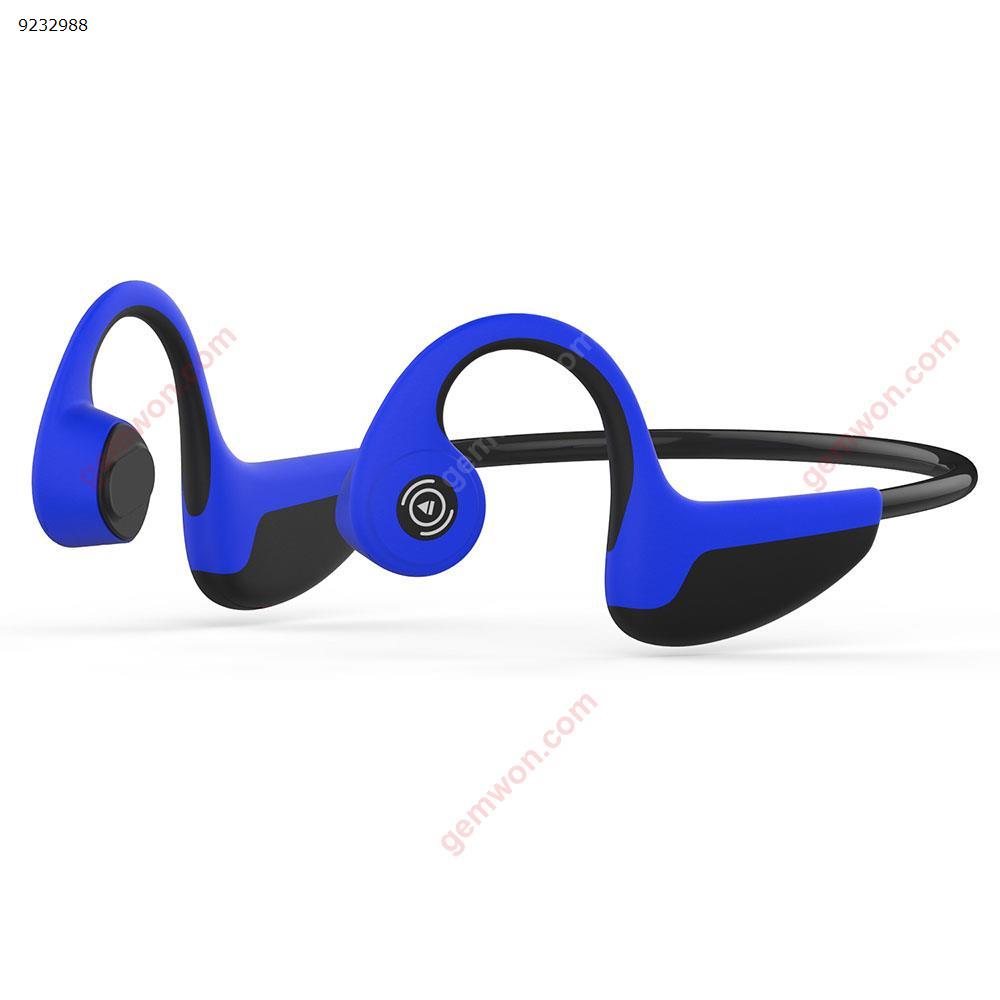 Z8 Bone Conduction Bluetooth Headset Stereo Voice Music Call Wireless Rear-Hang Motion Intelligent Blue Bluetooth Speakers Z8