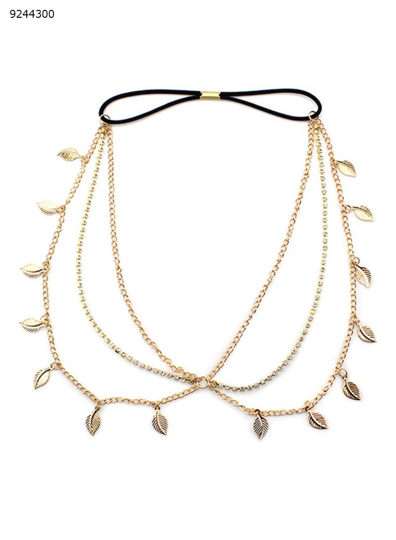 Bohemian fashion chains with multi-layer fringed leaves  Other CHAIN