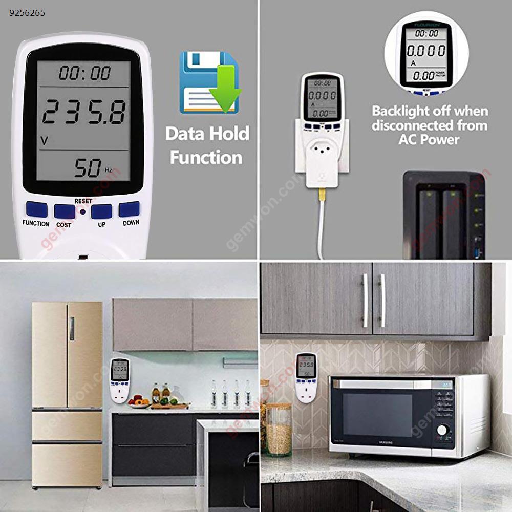 Digital Voltage Wattmeter Power Analyzer Electronic Power Meter Energy Meter Automatic Kwh Power Switch UK Switching Power PM001-E