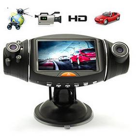 Driving Recorder R310/Gravity Induction/Dual Camera/GPS Track DVR Recorder  Safe Driving R310