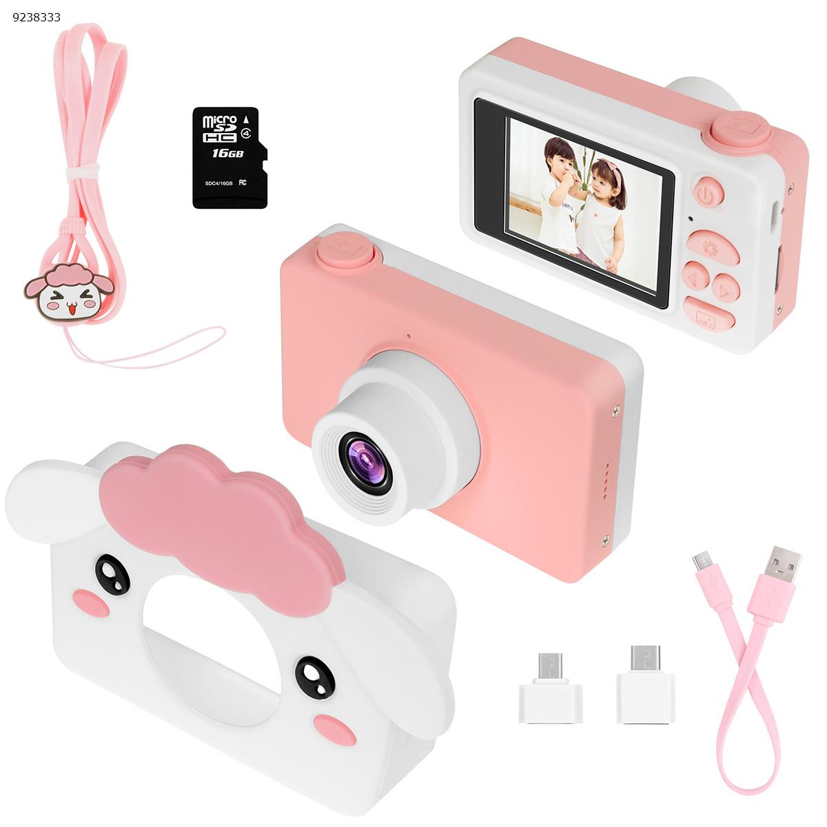 Picture of Shockproof Kids Children Digital Camera + Sheep case , Pink, Birthday/Christmas Gifts 5th 
