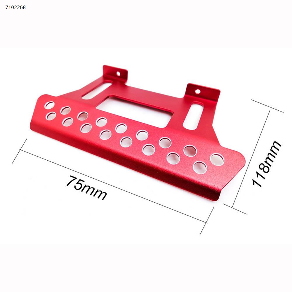 313 frame universal remote control climbing car pedal side pedal metal fittings SCX10 90046 90047 (1 pair)（Red） Repair Parts 313