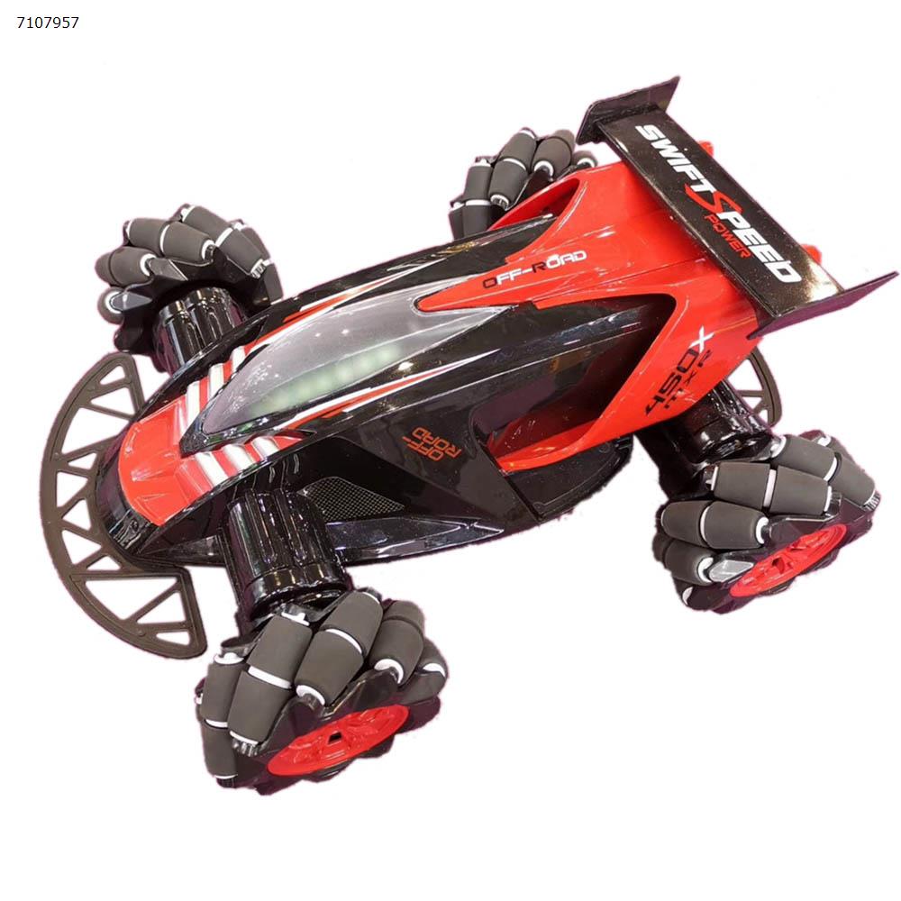 1/10 remote control car climbing car 360 degree stunt high speed drift car children's toys（Black） Control Car BA19078