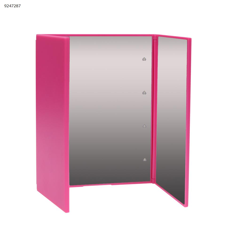 LED folding vanity mirror-Pink Other J02