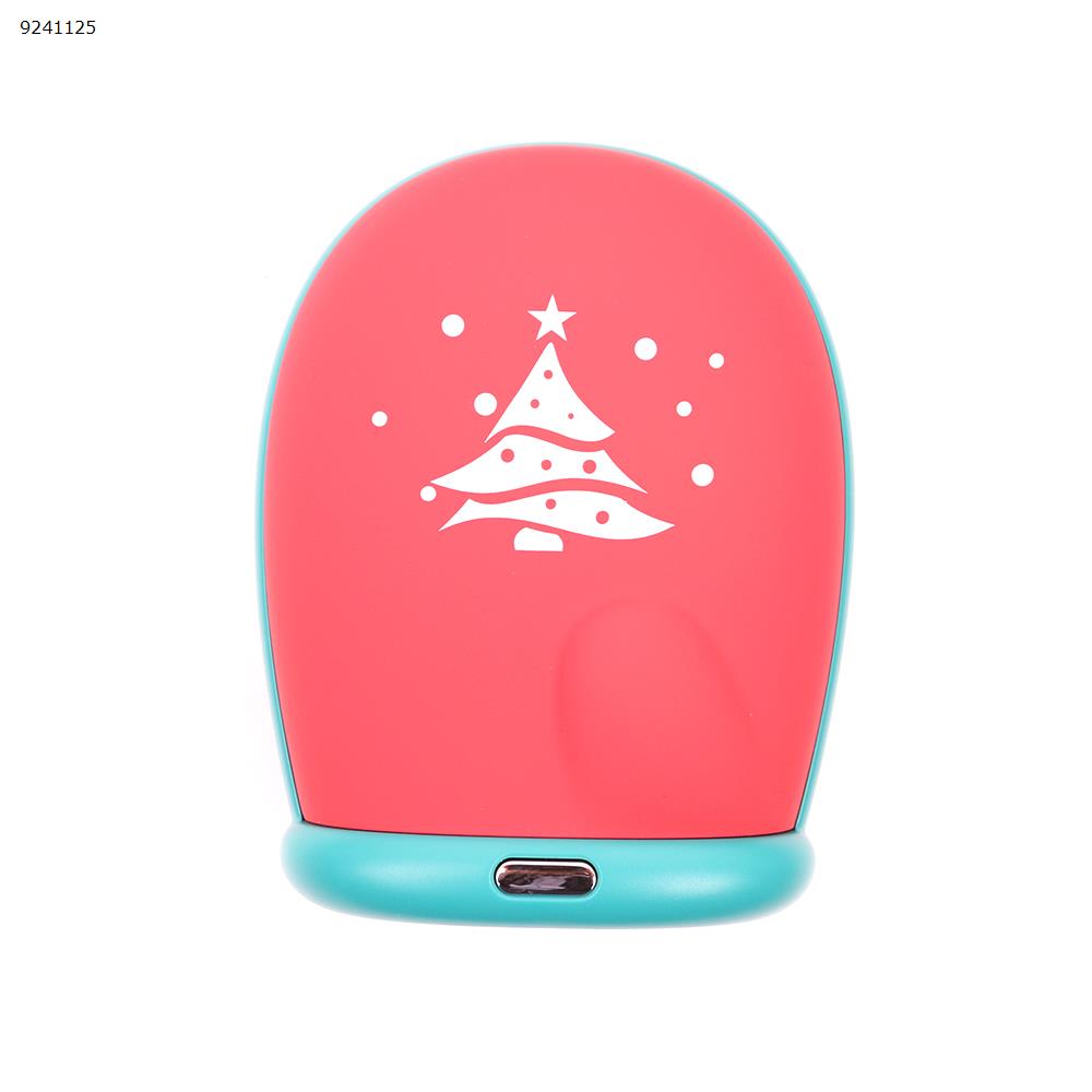 Winter Christmas Gloves Warm Hand USB Mini Portable Recharge Mobile Power（8000 mAh） red Electronic Digital N/A