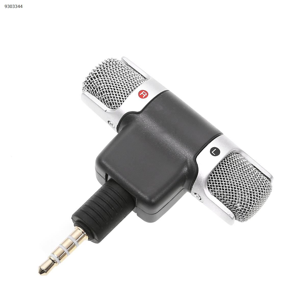 Mini stereo two-channel digital microphone, computer version of the ordinary three-pole plug   Special for four mobile phones Lenses Accessories ECM-DS70P