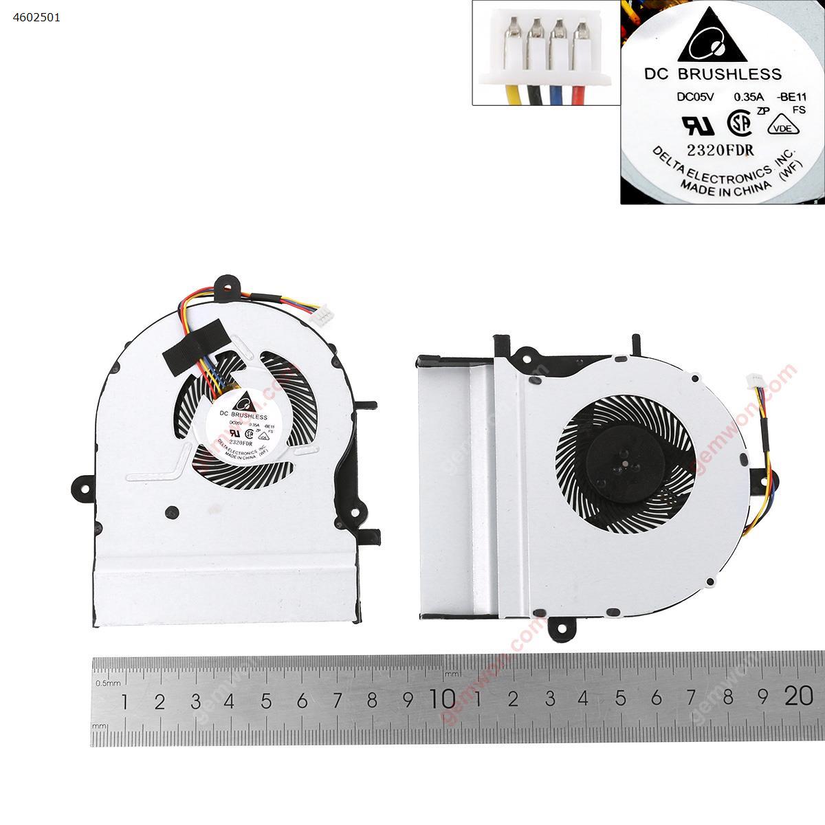 ASUS K501LX K501UX A501L V505L(OEM) Laptop Fan XR HS A501L