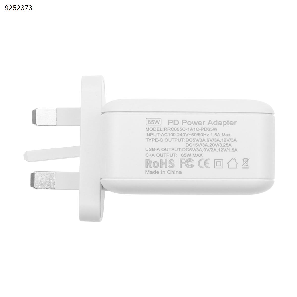 PD fast charge QC fast charge PD+QC  65w  UK