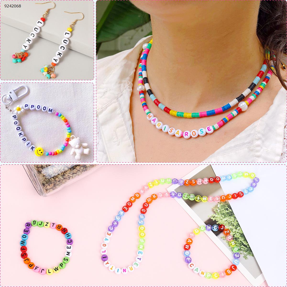 800PCS letter beads 4 colors Other N/A