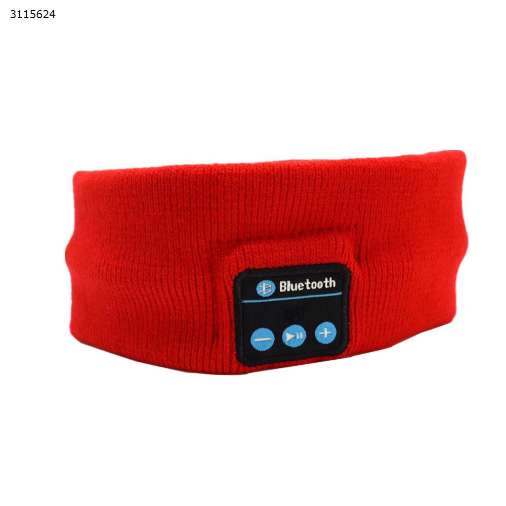 Picture of Wireless Bluetooth Headscarf 5.0 Stereo Sports Outdoor Sports Crown Music MP3 Phone Headscarf Yoga Hat Red