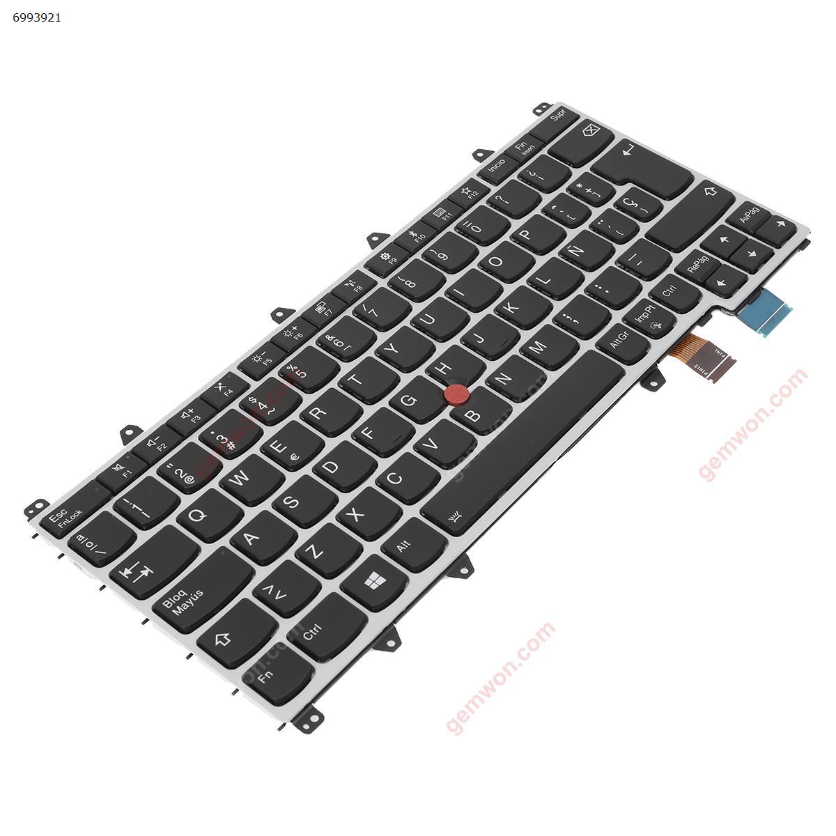 Lenovo ThinkPad Yoga Y370 SILVER FRAME Black（backlit ,With Point stick，win8） SP N/A Laptop Keyboard (OEM-A)