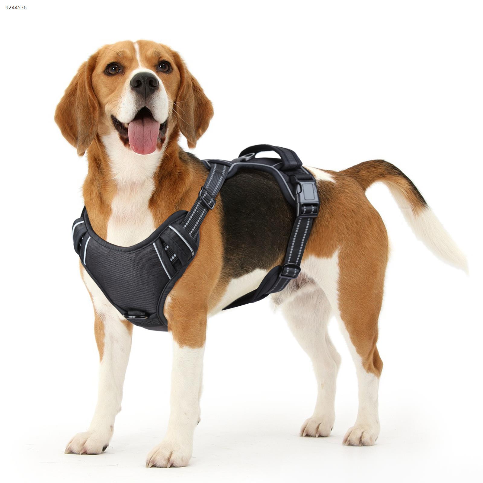 Dog walking strap black L size (bust 47-86) Other N/A