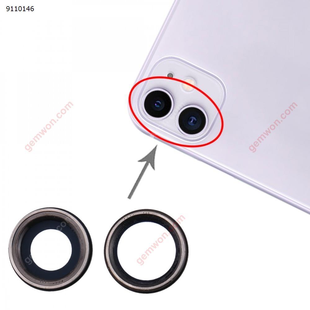 2 PCS Back Camera Bezel with Lens Cover for iPhone 11 iPhone Replacement Parts Apple iPhone 11