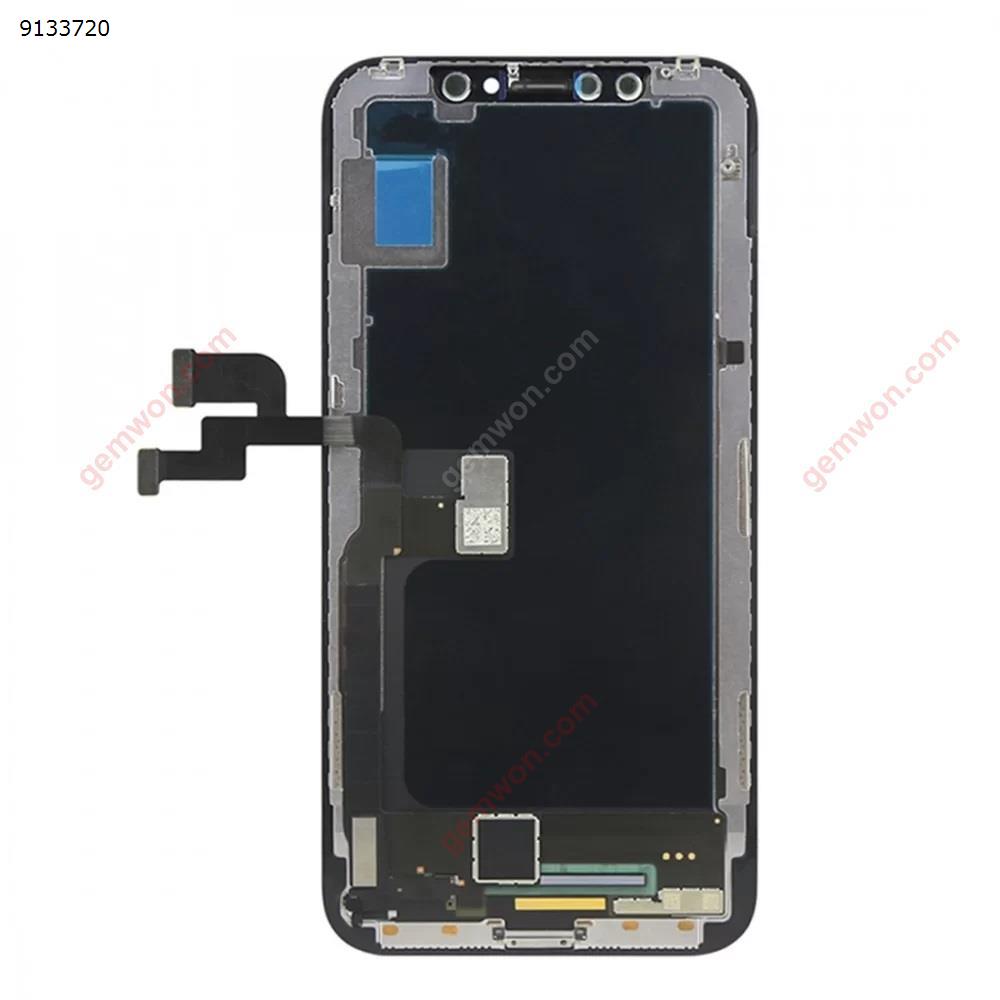 LCD Screen and Digitizer Full Assembly (OLED Material) for iPhone X (Black) iPhone Replacement Parts Apple iPhone X