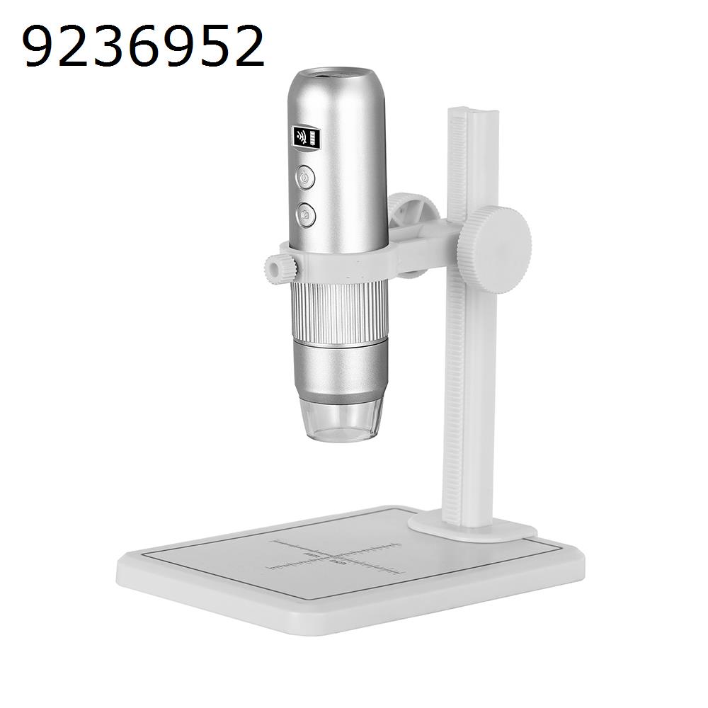 HD WIFI digital microscope mini display, support mobile phone tablet PC MS4 silver Other MS4