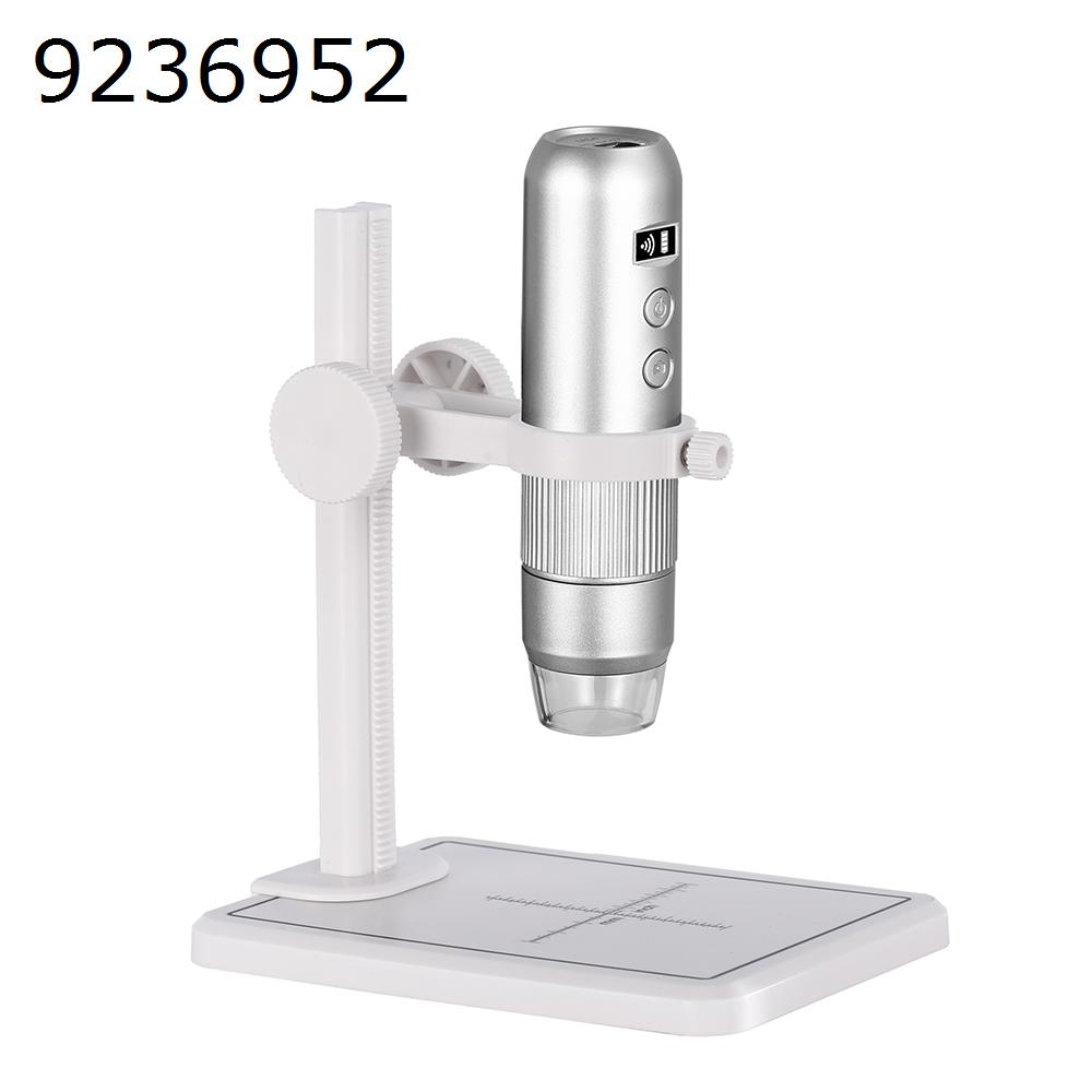 HD WIFI digital microscope mini display, support mobile phone tablet PC MS4 silver Other MS4