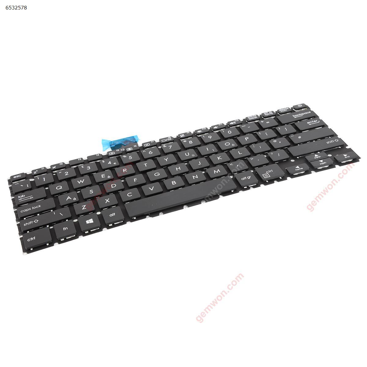 ASUS X405 BLACK(Without FRAME And Without Foil,Small Enter,For Win8)  UK N/A Laptop Keyboard (OEM-B)