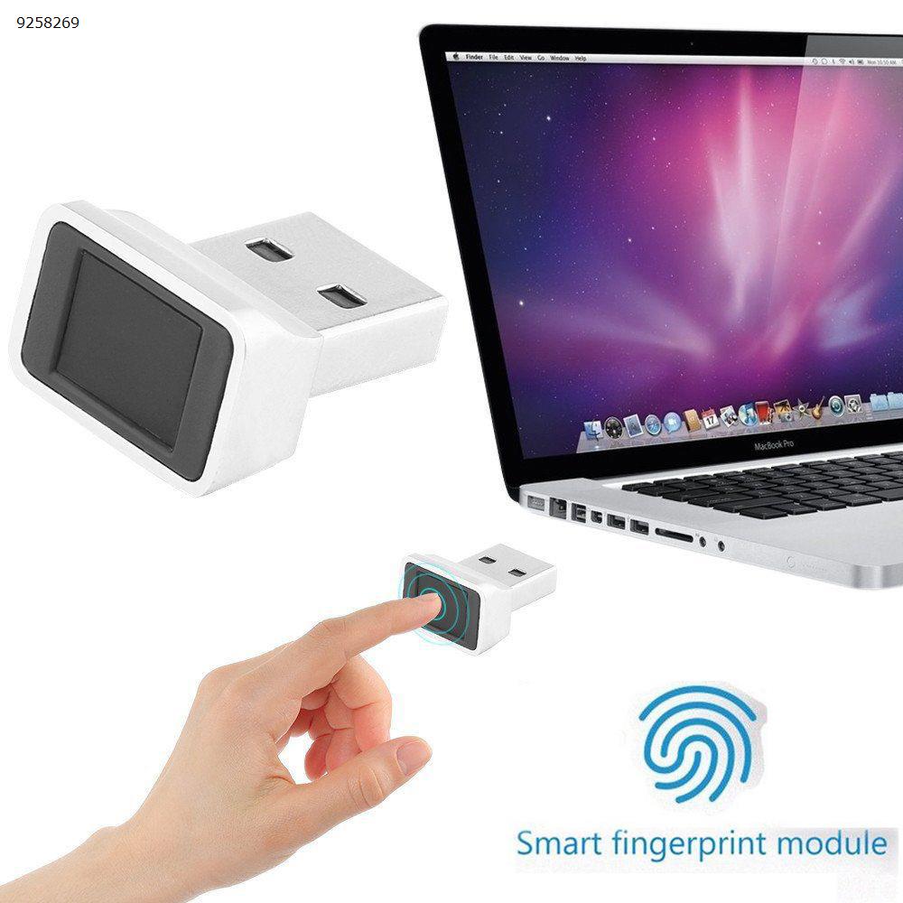 USB Fingerprint Logger Fingerprint Password Recognition Unlock Computer Notebook Desktop Software Protector Silver Office Products U7