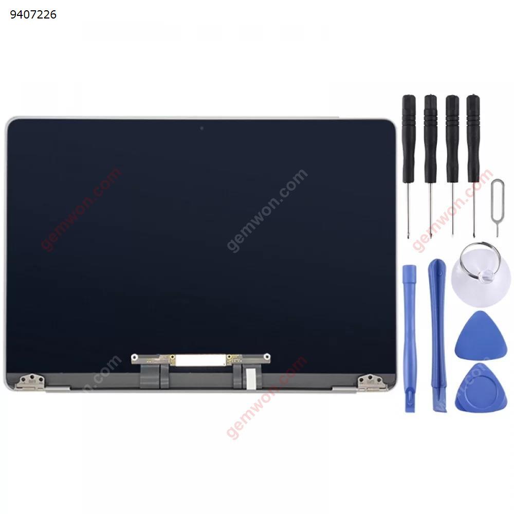 LCD Screen and Digitizer Full Assembly for Macbook Air New Retina 13 inch A1932 (2018) MRE82 EMC 3184 (Silver) LCD/LED Mac Air New Retina 13